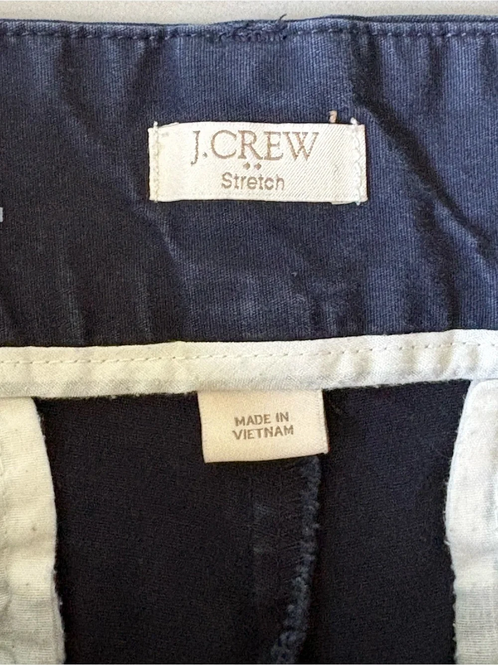 J. Crew Frankie Navy Cotton Blend Women's Bermuda Shorts